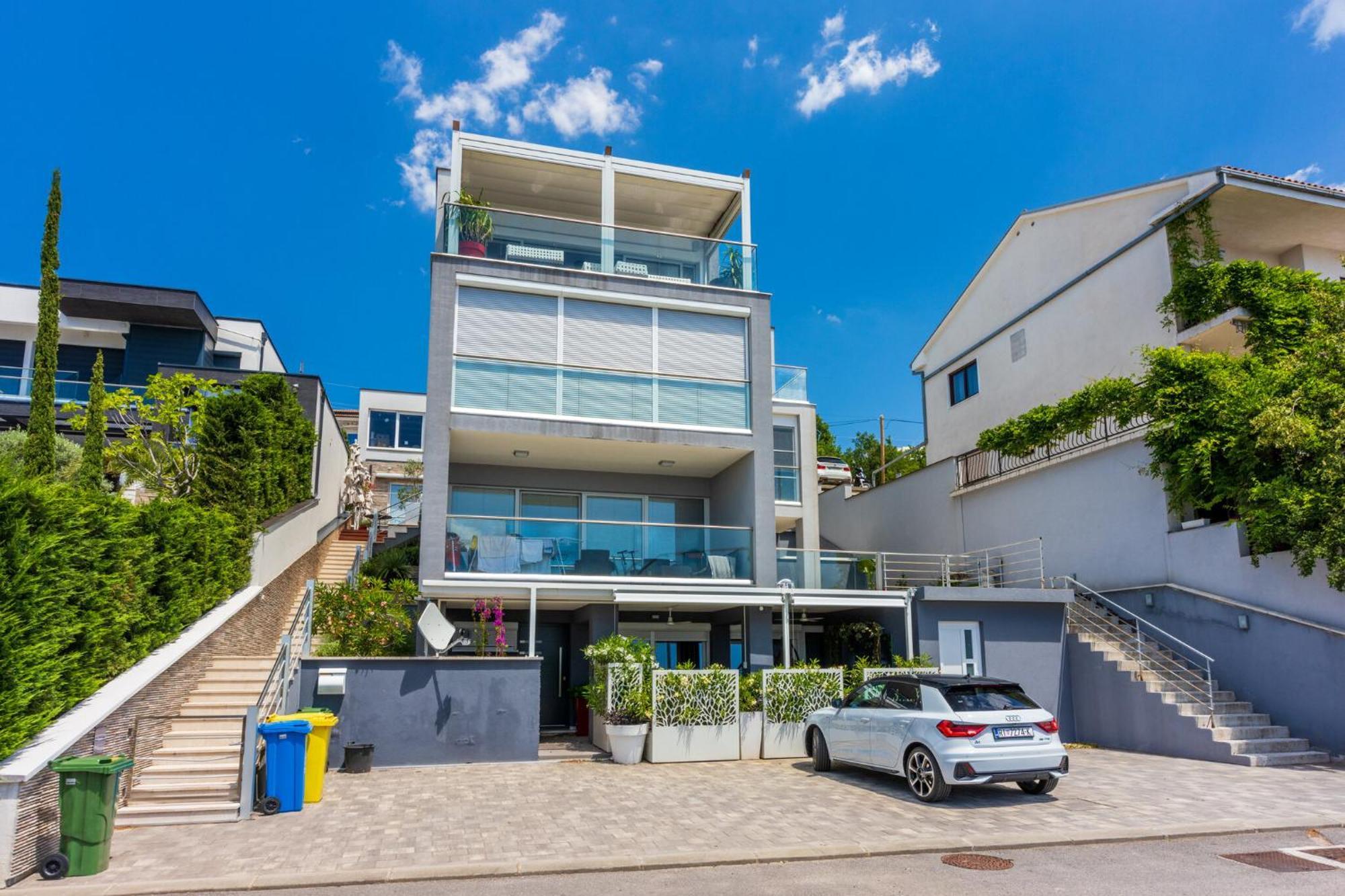 Panoramica Apartment With Whirlpool Crikvenica Eksteriør bilde