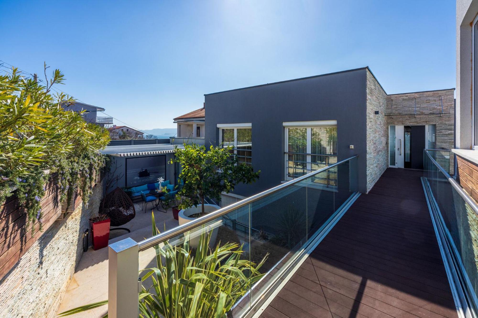 Panoramica Apartment With Whirlpool Crikvenica Eksteriør bilde