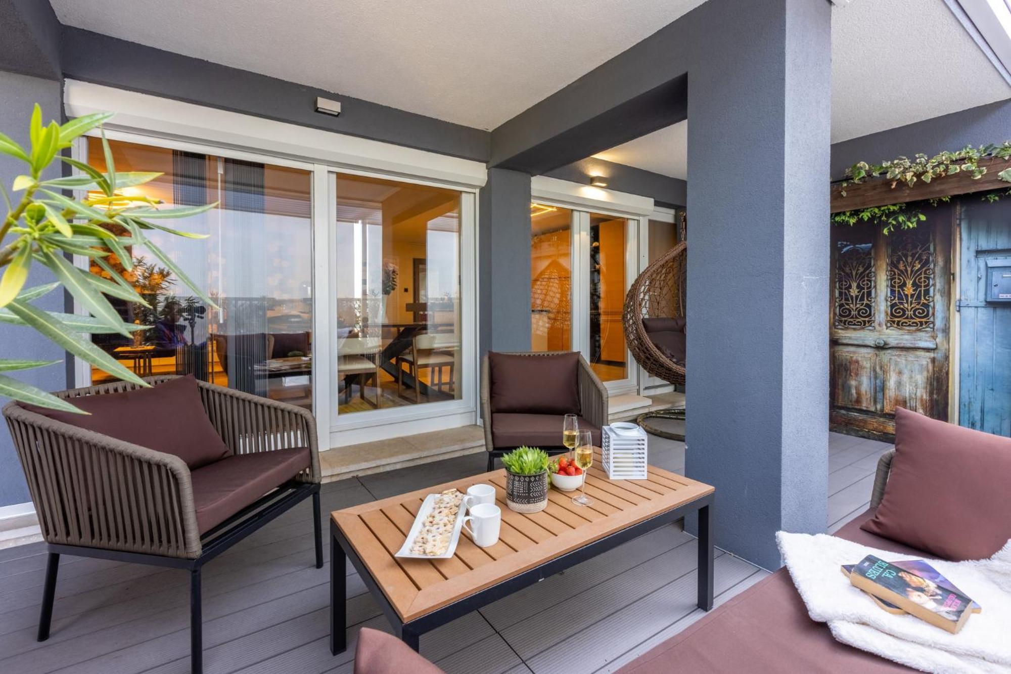 Panoramica Apartment With Whirlpool Crikvenica Eksteriør bilde