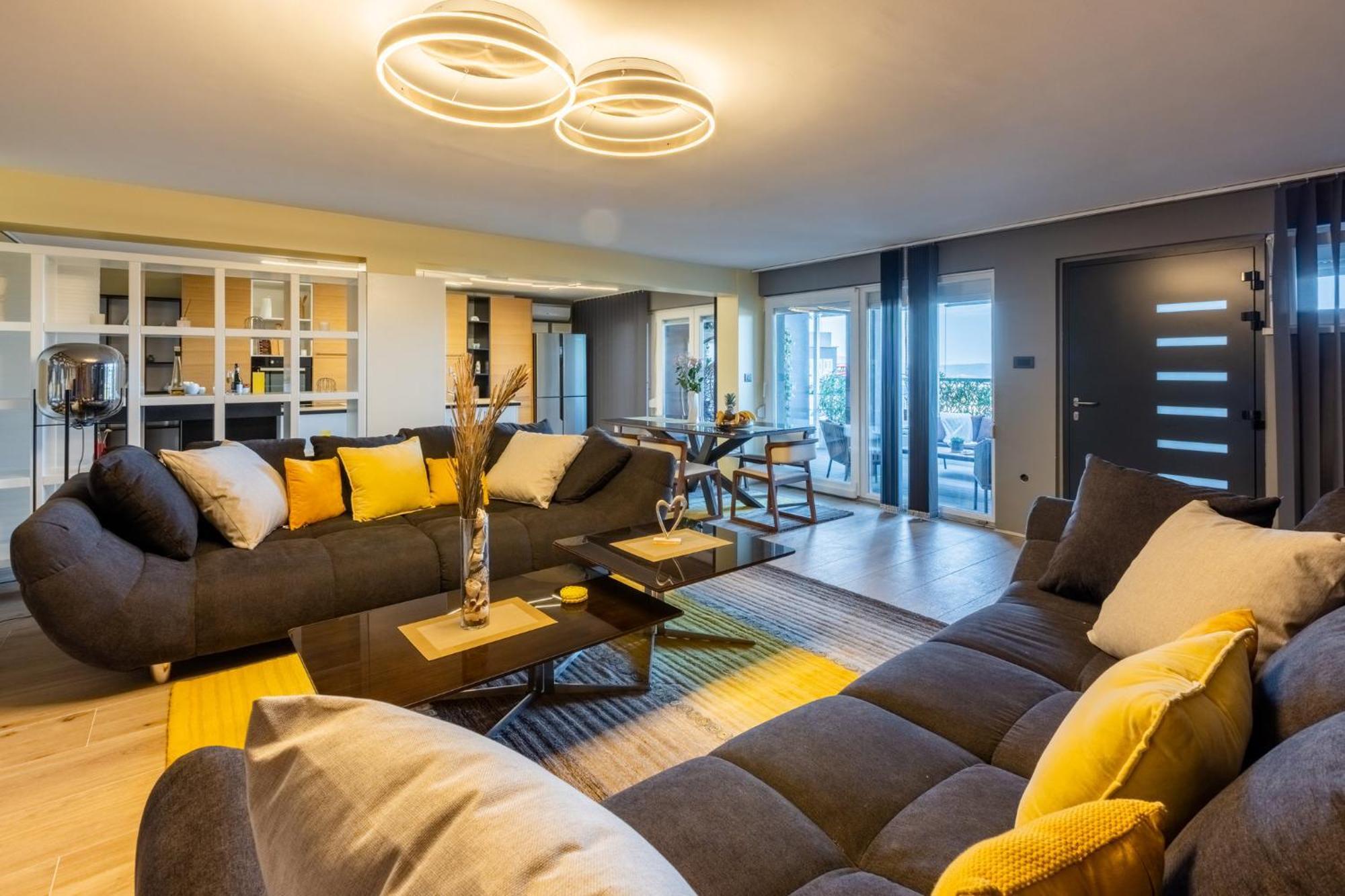 Panoramica Apartment With Whirlpool Crikvenica Eksteriør bilde